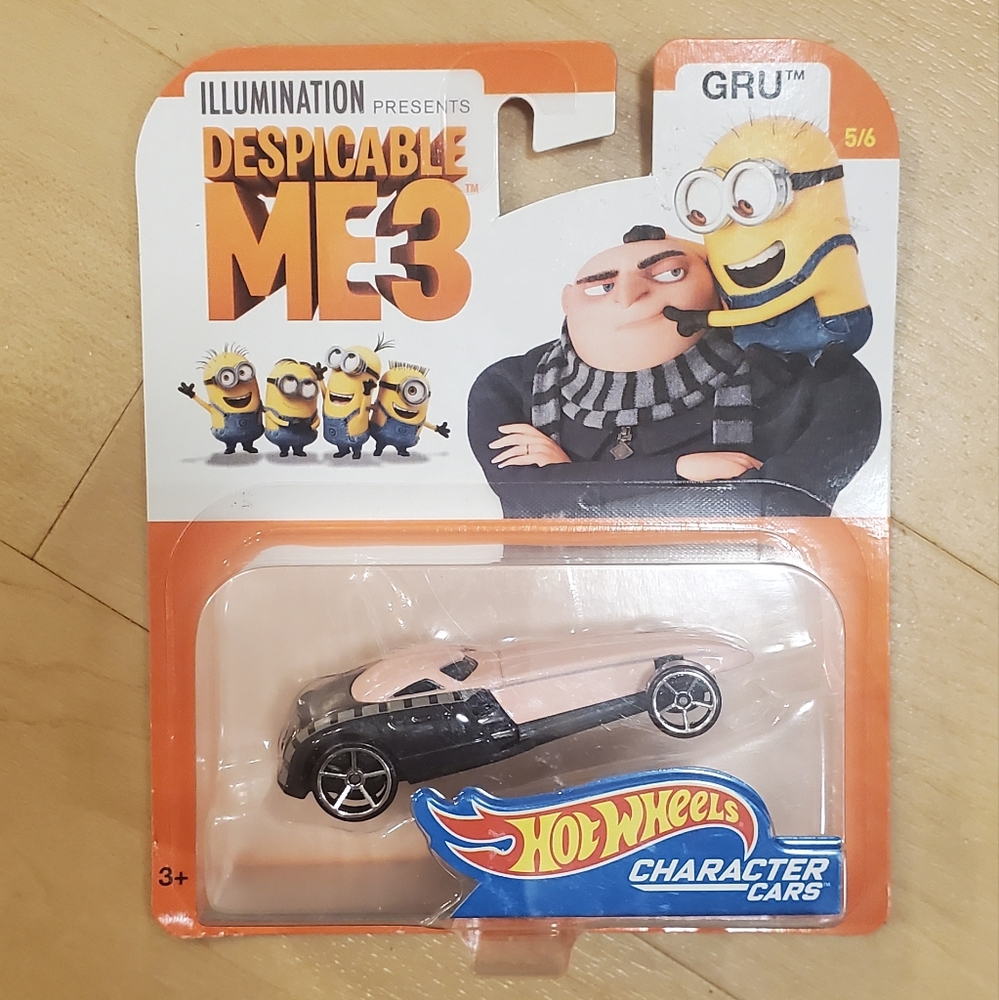 Hot Wheels Despicable Me 3 Gru diecast charac Series 3 Toy Car Vehicle #5/6